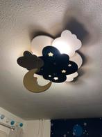 Leuke kinderkamer lamp - Maan en Wolken, Huis en Inrichting, Lampen | Wandlampen, Ophalen of Verzenden, Zo goed als nieuw, Hout