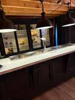 Prachtige luifelbar toog bar set grenen man cave cafe kroeg, Ophalen of Verzenden, Zo goed als nieuw