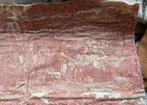Antieke Franse Toile de Jouy stof lap, Antiek en Kunst, Ophalen of Verzenden