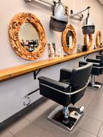 6 Kappersstoelen, Sieraden, Tassen en Uiterlijk, Uiterlijk | Cosmetica en Make-up, Ophalen, Gebruikt, Zwart, Handen en Nagels