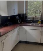 Aanrechtblad graniet, Huis en Inrichting, Keuken | Keukenelementen, Ophalen, Gebruikt, Bruin, 200 cm of meer