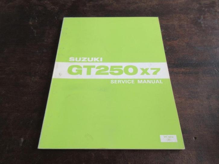 Suzuki GT250X7 GT250 X7 werkplaatshandboek manual, Motoren, Handleidingen en Instructieboekjes, Suzuki, Ophalen of Verzenden