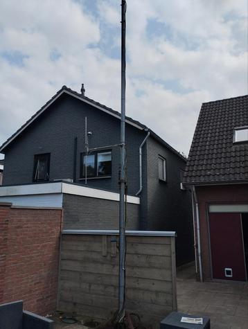 Antennemast / kantelmast 9 meter met kantelbok beschikbaar voor biedingen