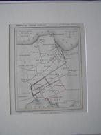Kuyper landkaart uit 1869 gemeente Zwaag (NH) veel details, Boeken, Atlassen en Landkaarten, Nederland, Kuyper, Ophalen of Verzenden
