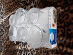 6 nieuwe kleine duralex theeglazen(nog in verpakking), Verzamelen, Ophalen of Verzenden, Zo goed als nieuw
