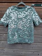 Mintgroen shirtje met zilveren pailletten Vero Moda maat 36, Kleding | Dames, T-shirts, Groen, Ophalen of Verzenden, Zo goed als nieuw