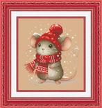 # Nieuw compleet borduurpakket; Muisje #, Hobby en Vrije tijd, Borduren en Borduurmachines, Ophalen of Verzenden, Nieuw, Handborduren