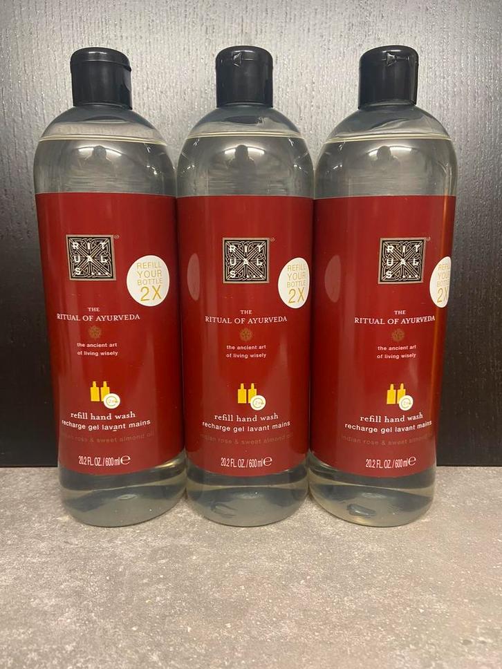 Rituals of Ayurveda handzeep navulling 600ml, Sieraden, Tassen en Uiterlijk, Uiterlijk | Lichaamsverzorging, Nieuw, Bad & Douche