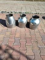 3 melk kannen, Ophalen, Zo goed als nieuw