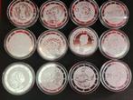 12 x 1 oz zilveren munten . Top serie voor VIP korting, Ophalen of Verzenden, Overige landen