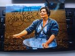 Willeke van Ammelrooy handtekening gesigneerde foto 20x15cm, Ophalen of Verzenden, Zo goed als nieuw, Foto of Kaart