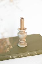 Vintage marmer onyx kandelaar/ vaasje, Antiek en Kunst, Ophalen of Verzenden