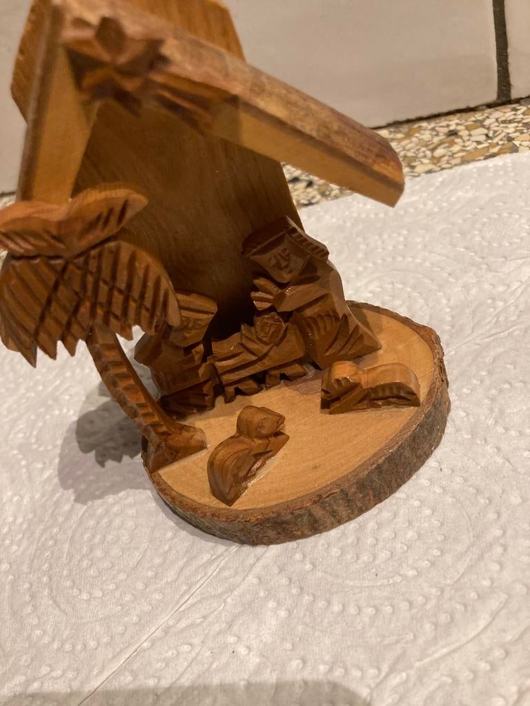 Houten stalletje, Ophalen of Verzenden, Zo goed als nieuw