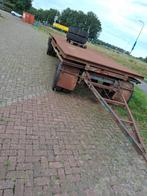 Vrachtwagen trailer aanhanger kar schamel container bak, Ophalen, Gebruikt, Hout