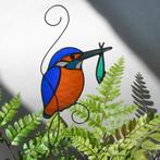Glas in Lood Tiffany kat ijsvogel zwaluw hanger, Ophalen of Verzenden, Nieuw
