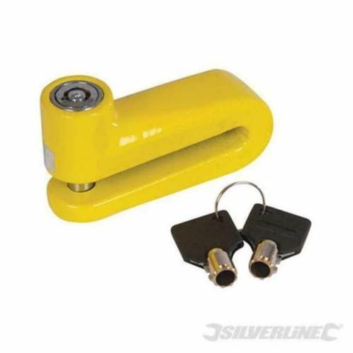 Silverline motorfiets schijfremslot schokbestendige, gegoten, Motoren, Accessoires | Sloten, Nieuw, Ophalen of Verzenden