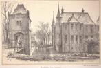 Kasteel te Zuijlen Litho Schipperus ca. 1890, Antiek en Kunst, Ophalen of Verzenden
