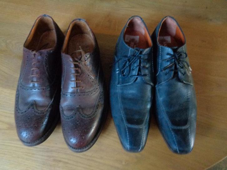 VAN LIER veterschoenen:mt 44, Kleding | Heren, Schoenen, Zo goed als nieuw, Veterschoenen, Blauw, Ophalen of Verzenden