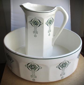 Lampetstel~Siegfried~Lampetkan en Lampetschaal~Jrn 30 beschikbaar voor biedingen