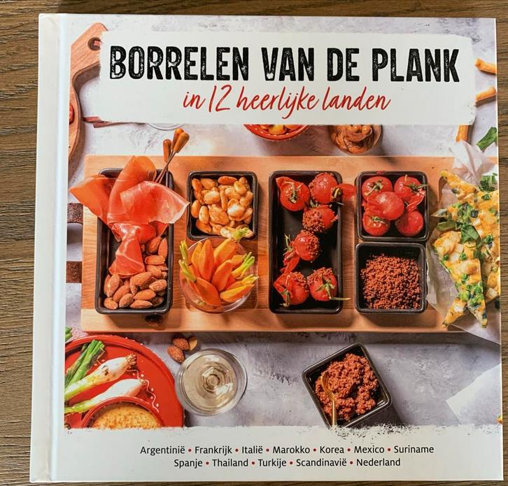 Borrelen van de Plank - Heerlijke Recepten!, Boeken, Kookboeken, Zo goed als nieuw, Voorgerechten en Soepen, Europa, Vegetarisch