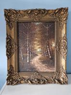 Bomenschilderij H. Van Lunteren, Antiek en Kunst, Kunst | Schilderijen | Klassiek, Ophalen of Verzenden