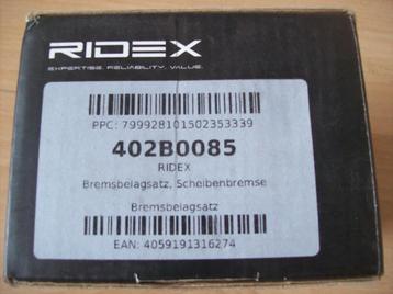 Set van 4 stuks nieuwe RIDEX remblokken 402B0085  beschikbaar voor biedingen