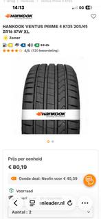 2 st. Nieuwe banden 205 45 16, Ophalen, Nieuw