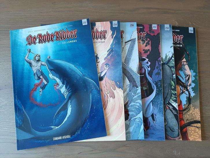 6x De Rode Ridder (Nrs. 252, 254, 256 t/m 259), Boeken, Stripboeken, Nieuw, Meerdere stripboeken, Ophalen