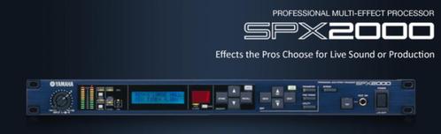 Yamaha pro R3 & Yamaha SPX 2000 96KHZ, Muziek en Instrumenten, Effecten, Gebruikt, Chorus, Delay of Echo, Reverb, Volume, Equalizer