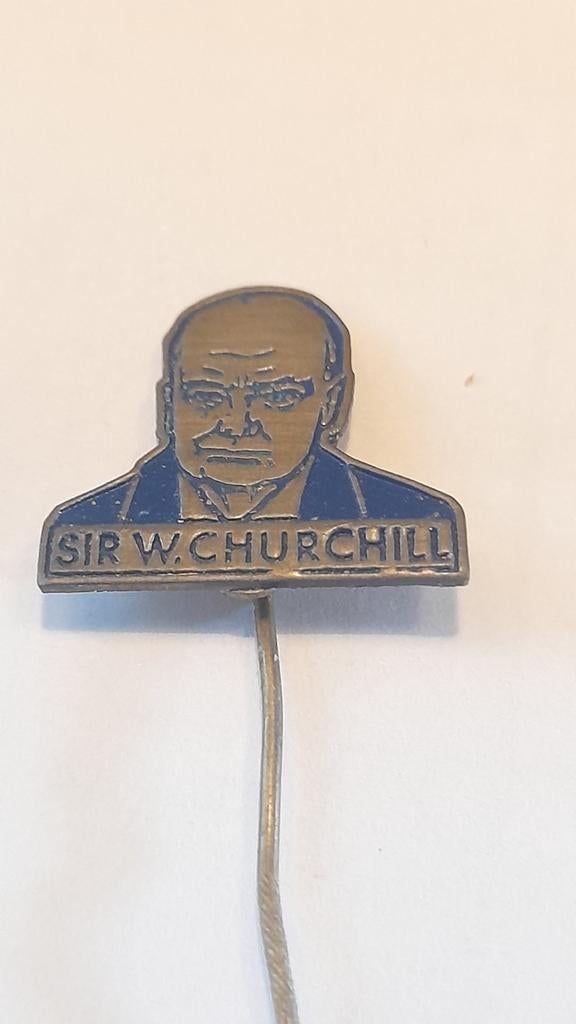 Sir Winston Churchill Speldje, Verzamelen, Speldjes, Pins en Buttons, Ophalen of Verzenden, Gebruikt, Overige onderwerpen, Speldje of Pin