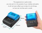 Thermoprinter bonprinter 58 mm Bluetooth 4.0 draadloze, Ophalen of Verzenden, Nieuw, Etiket