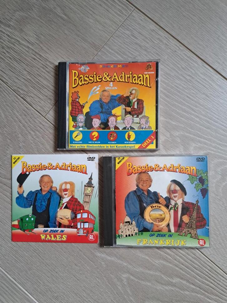 Bassie & Adriaan DVD's en CD-Rom, Cd's en Dvd's, Dvd's | Kinderen en Jeugd, Gebruikt, Tv fictie, Komedie, Alle leeftijden, Ophalen of Verzenden