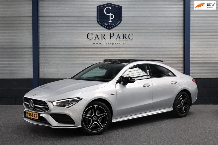 Mercedes-Benz CLA-klasse 250 e AMG LED/SFEER/PANO/HALF LEER+, Auto's, Mercedes-Benz, Bedrijf, Te koop, CLA, ABS, Achteruitrijcamera
