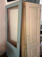 3 antieke deuren, Doe-het-zelf en Verbouw, Deuren en Horren, Ophalen, Gebruikt, Binnendeur, Glas
