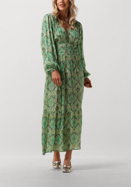 * JANICE 40 * NIEUW maxi dress, lange jurk, nww € 279!, Kleding | Dames, Jurken, Nieuw, Maat 38/40 (M), Groen, Onder de knie, Ophalen of Verzenden