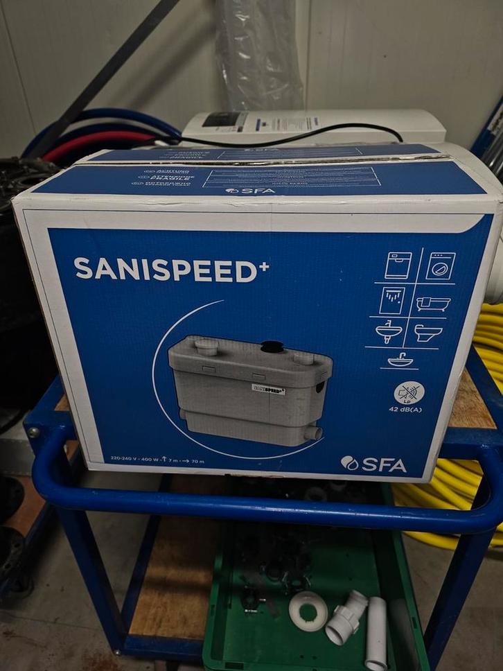 Sanispeed Sanibroyeur - Nieuw in doos, Doe-het-zelf en Verbouw, Sanitair, Ophalen of Verzenden