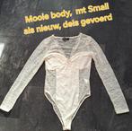 Mooie kanten witte body mt S, lange mouw, als nieuw., Kleding | Dames, Ophalen of Verzenden, Wit, Body of Korset