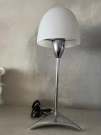 vintage design Bauhaus achtige tafellamp, Ophalen, Zo goed als nieuw, Glas, Minder dan 50 cm
