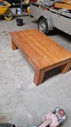 Teak hout salontafel., Ophalen, 100 tot 150 cm, 50 tot 100 cm, Zo goed als nieuw