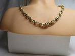 Verguld Collier, Ophalen of Verzenden, Gebruikt, Goud, Overige materialen