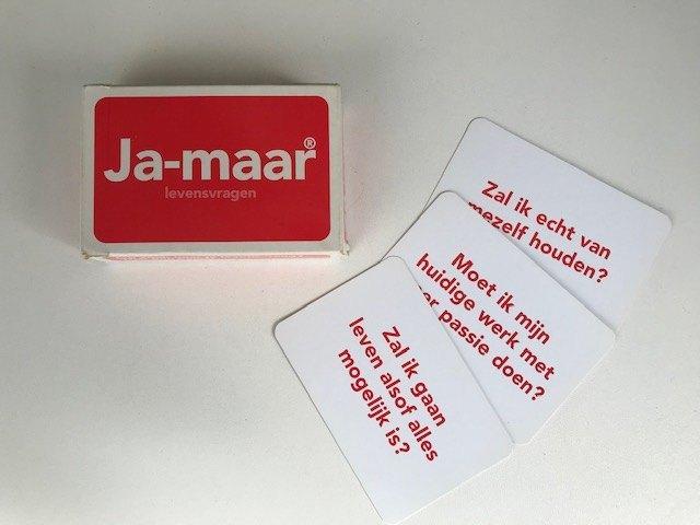 JA - MAAR Levensvragen kaarten, Boeken, Esoterie en Spiritualiteit, Zo goed als nieuw, Overige typen, Tarot of Kaarten leggen