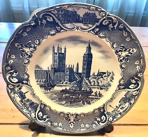 BORD / WANDBORD JOHNSON BROTHERS OLD LONDON — BIG BEN, Antiek en Kunst, Antiek | Wandborden en Tegels, Ophalen of Verzenden