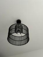 Zwarte Bamboo Plafondlamp - Zo Goed Als Nieuw, Ophalen, Zo goed als nieuw, Hout, Modern