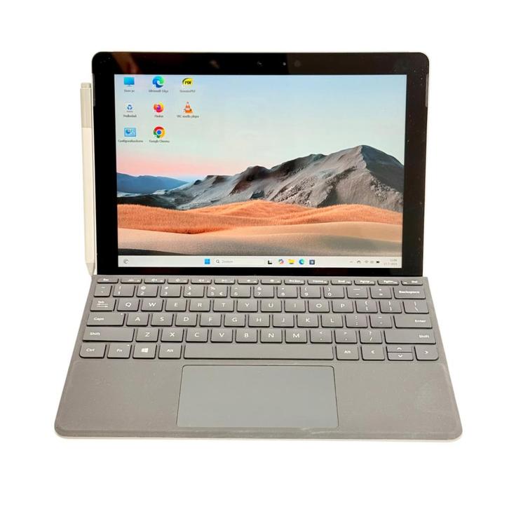 Microsoft Surface Go (1824) Platinum - 10''/4415Y/4GB/64GB/W, Computers en Software, Windows Laptops, Zo goed als nieuw