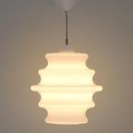 ✅ Design hanglamp melkglazen kap SPACE AGE retro ca. 1965, Space Age, Gebruikt, 50 tot 75 cm, Glas