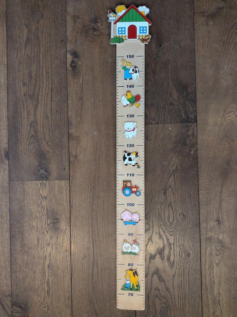 Houten groeimeter - Zeer goede staat, Ophalen, Zo goed als nieuw, Wanddecoratie