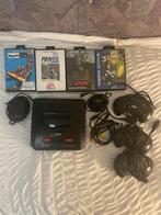 Sega Mega Drive 2 met 4 games & 3 controllers, Spelcomputers en Games, Spelcomputers | Sega, Mega Drive, Ophalen of Verzenden