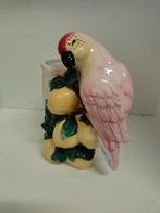 Vaas papagaai en citroenen - kaketoe, Huis en Inrichting, Woonaccessoires | Vazen, Overige kleuren, Nieuw, Ophalen of Verzenden