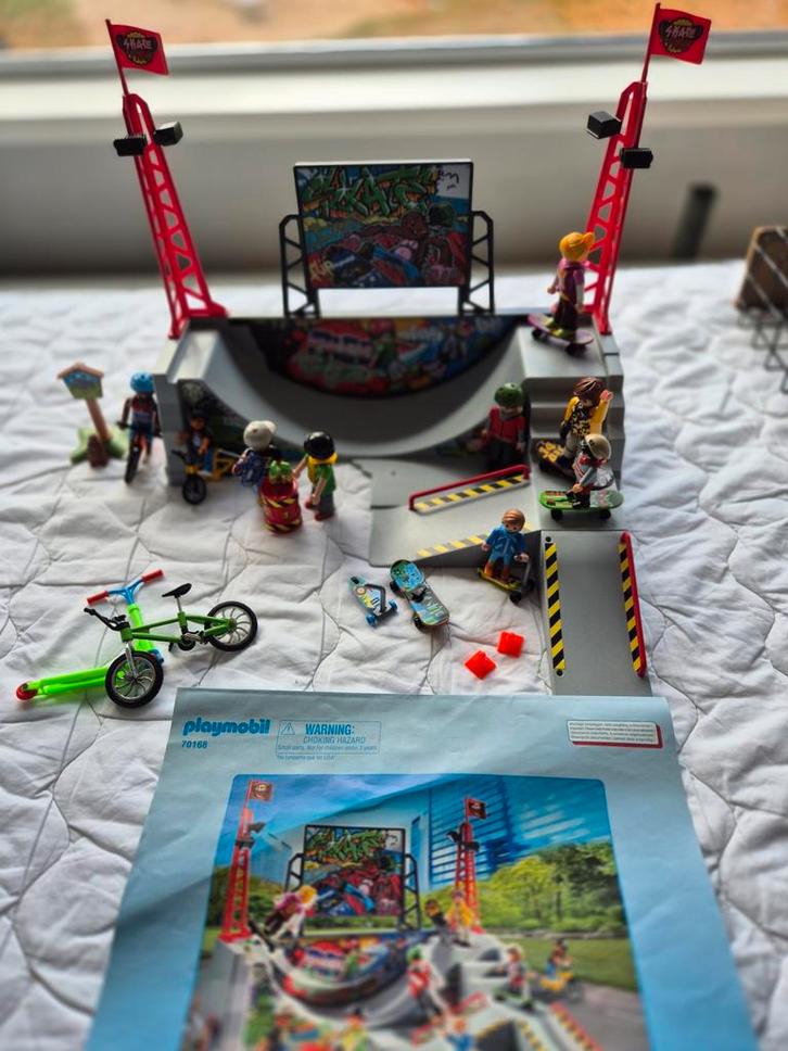 Playmobil City Action skatepark 70168, Kinderen en Baby's, Speelgoed | Bouwstenen, Zo goed als nieuw, Ophalen of Verzenden