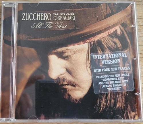 ZUCCHERO SUGAR FORNACIARI CD ALL THE BEST + PAVAROTTI, Cd's en Dvd's, Cd's | Pop, Gebruikt, 1980 tot 2000, Ophalen of Verzenden